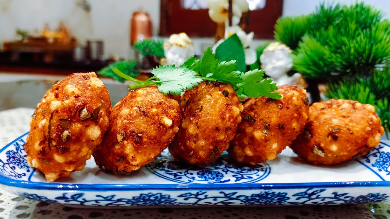 Crispy Sabudana Vada Recipe |कुरकुरेसाबूदाना वड़ा | How to make Sago vada |krishnachef