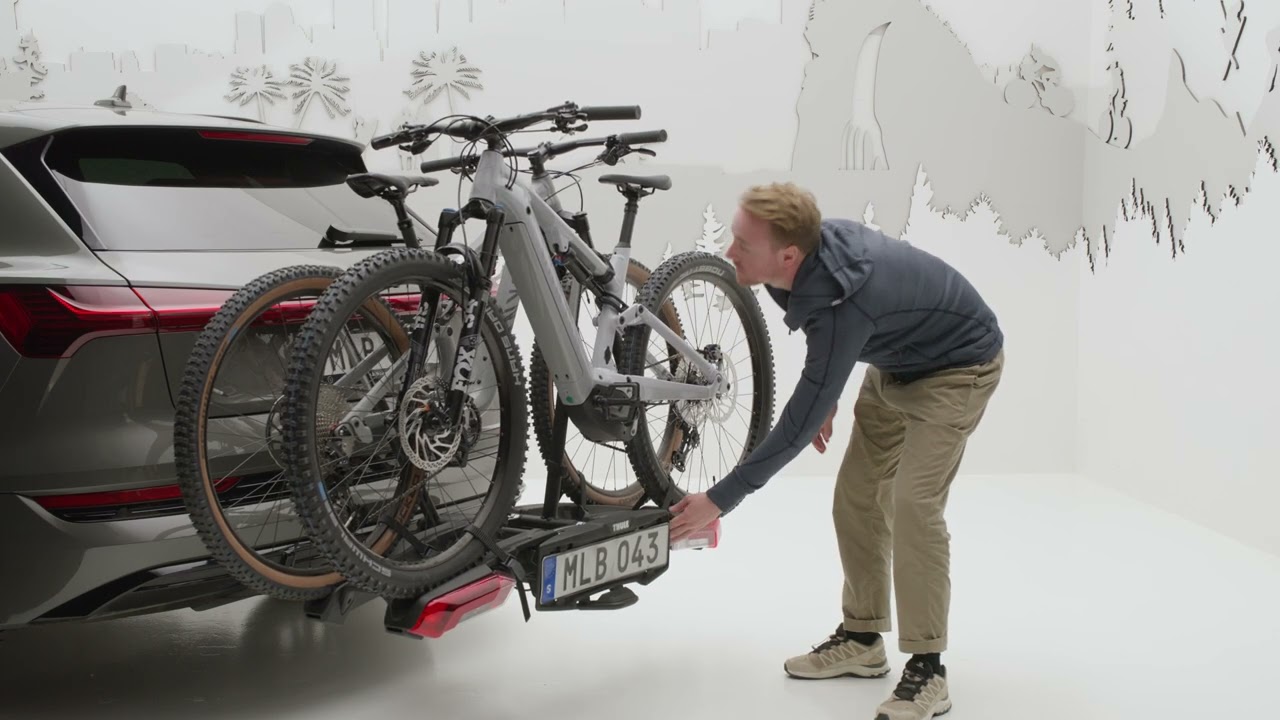 Thule Epos Tow Bar Mounted Bike Rack Assembly Tutorial