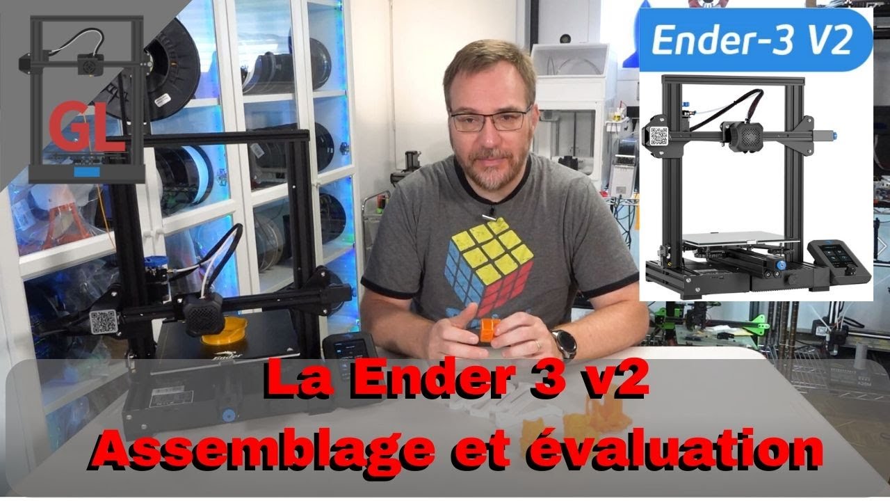 La Ender 3 v2 😃 : Montage complète et impression !!! AU QUEBEC, LA TENSION EST DE 115v !!!