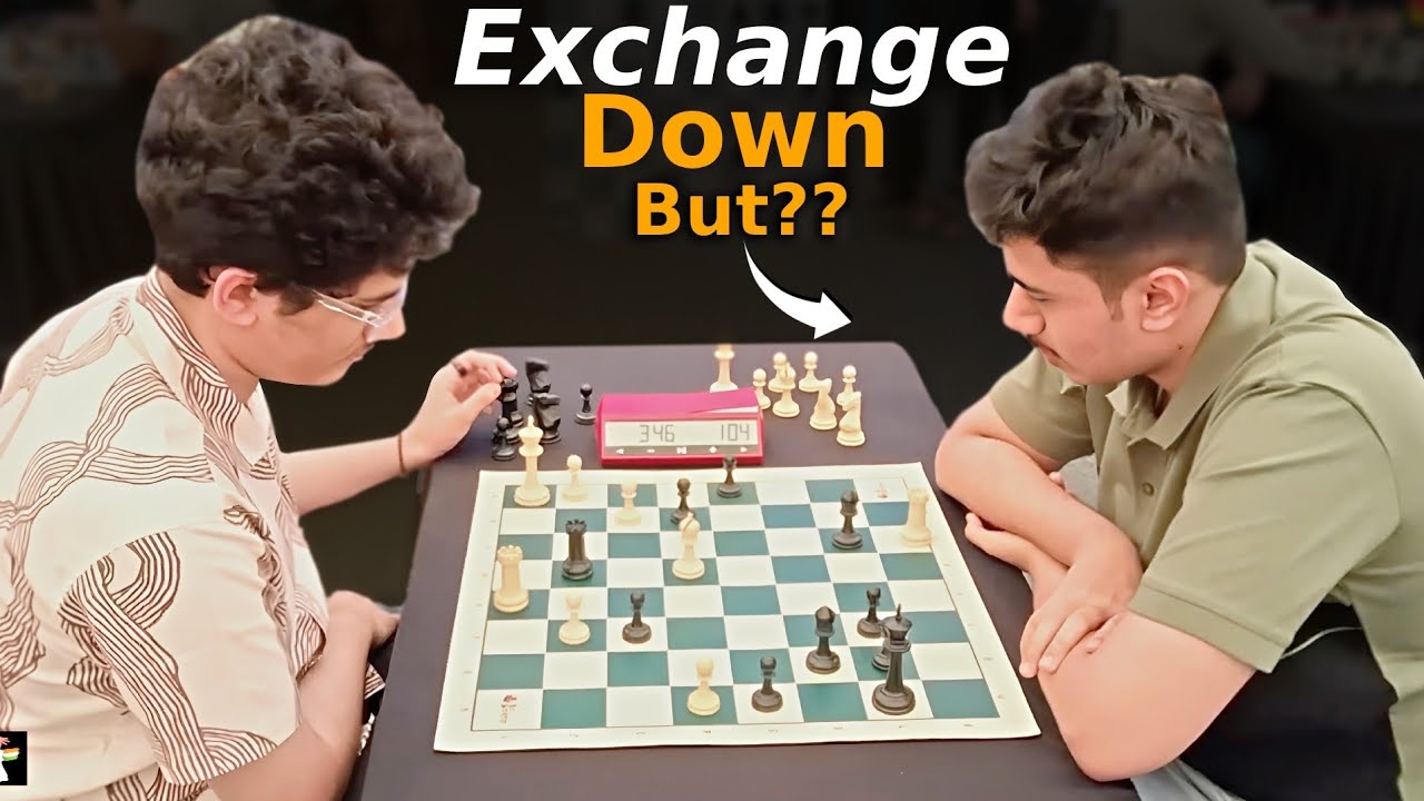 Exchange Down but Plays Like a Machine | 4th Anniversary Phoenix ChessBase India Rapid Tournament