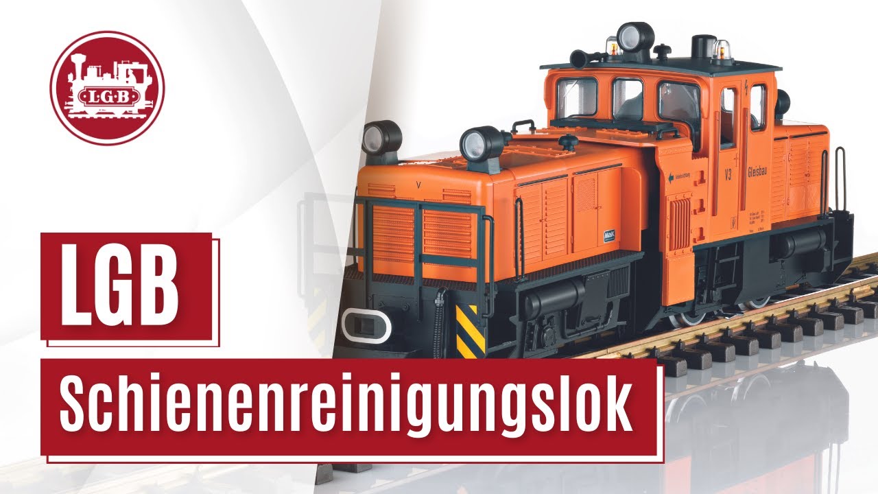 Frühjahrsputz mit der LGB Schienenreinigungslok