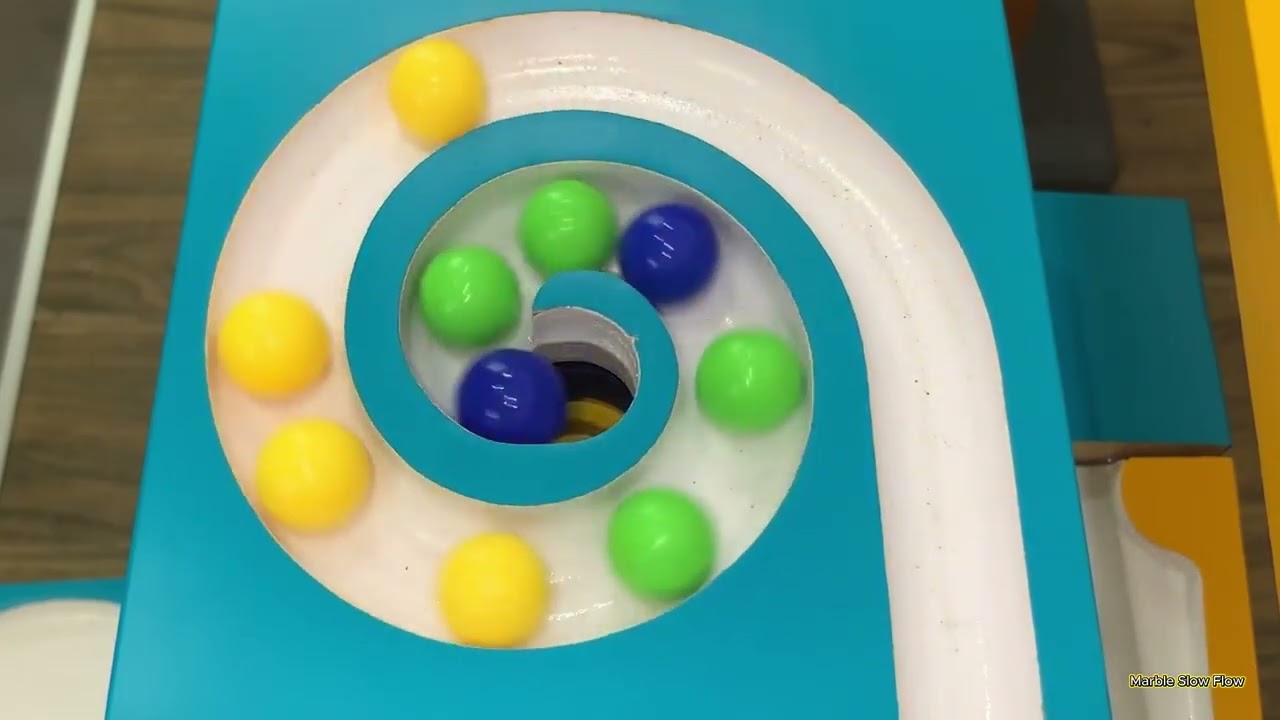 Marble Run Race ASMR Snack, Bus, Tractor #019