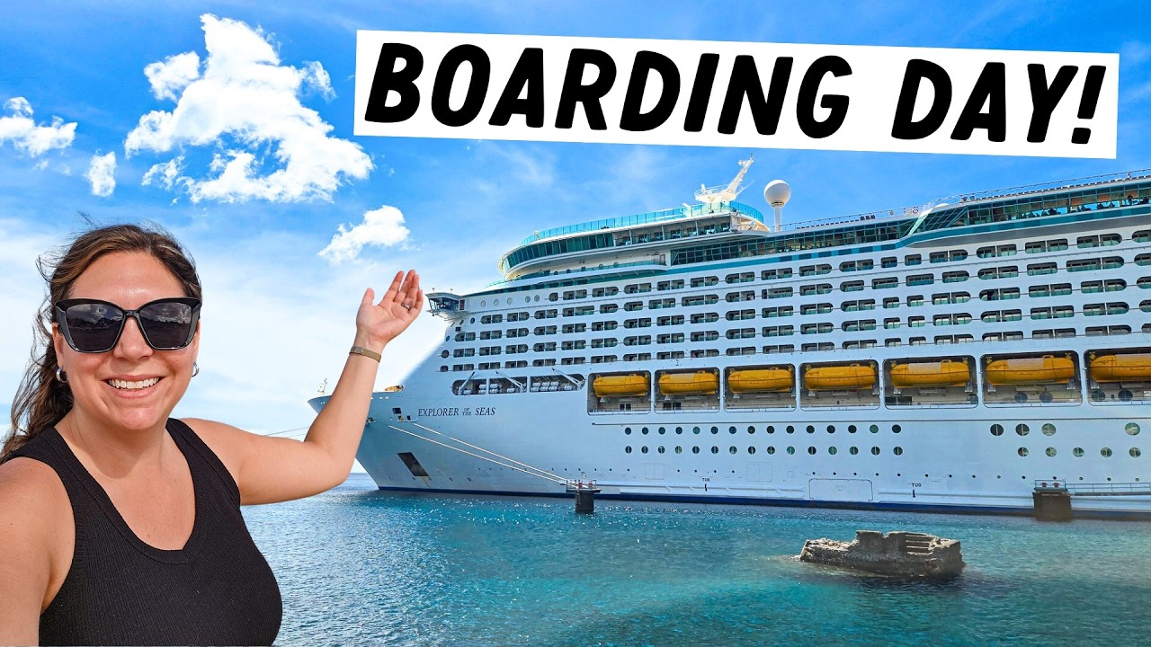 Boarding Royal Caribbean's EXPLORER OF THE SEAS | Full Boarding Day details