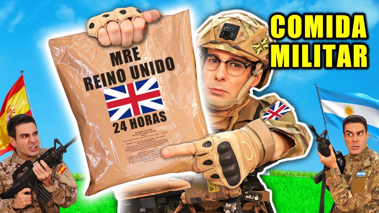 Probando COMIDA MILITAR INGLESA 24 Horas de 2024 💥 Atención Argentina y España!