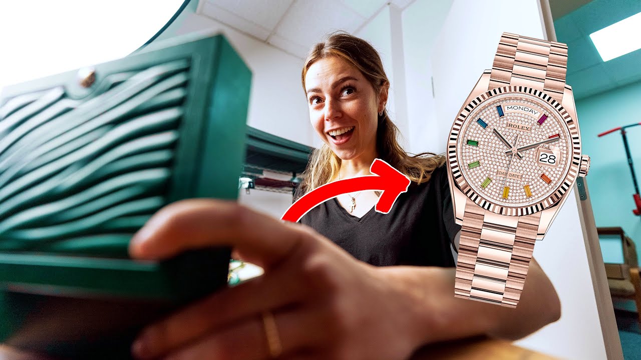 Мы купили часы Rolex RAINBOW Day-Date!!