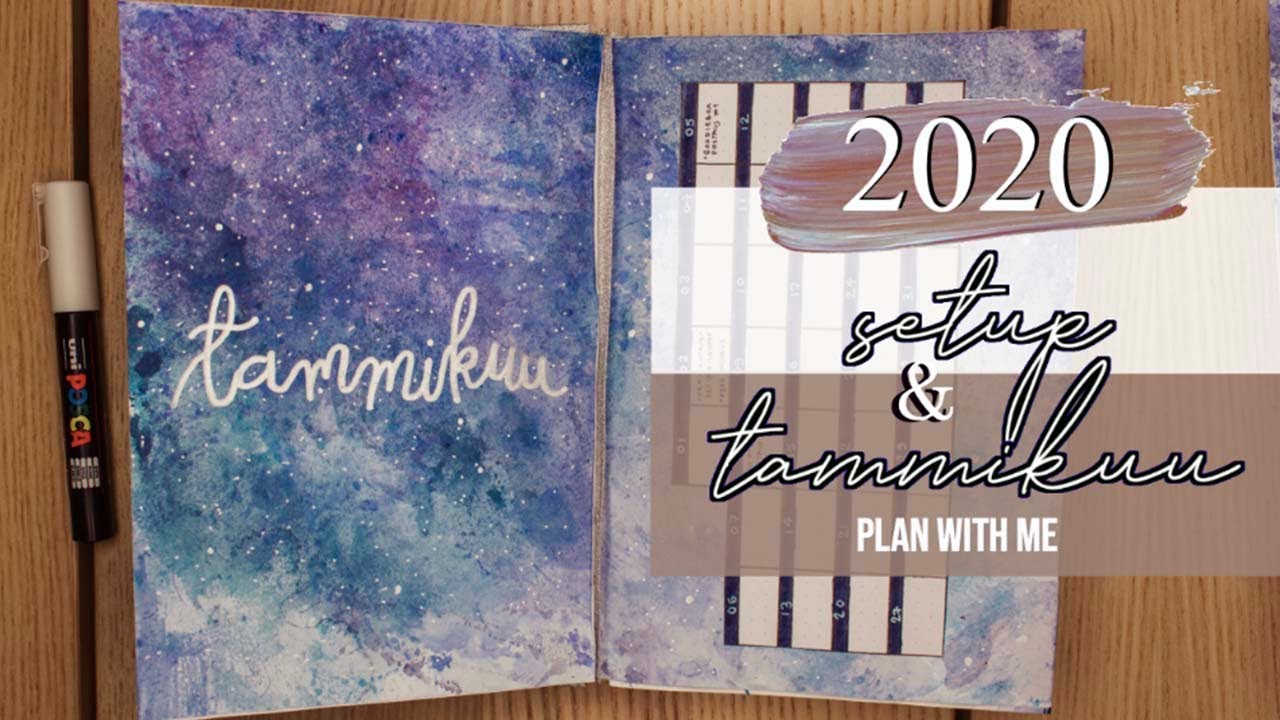 2020 SETUP + TAMMIKUU | bullet journal