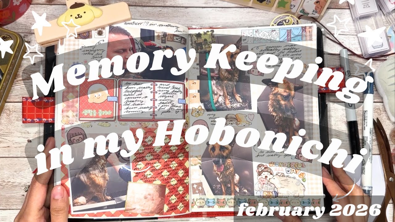 Scrapbook Style Memory Keeping Journal With Me // Part 1 : February 2026 