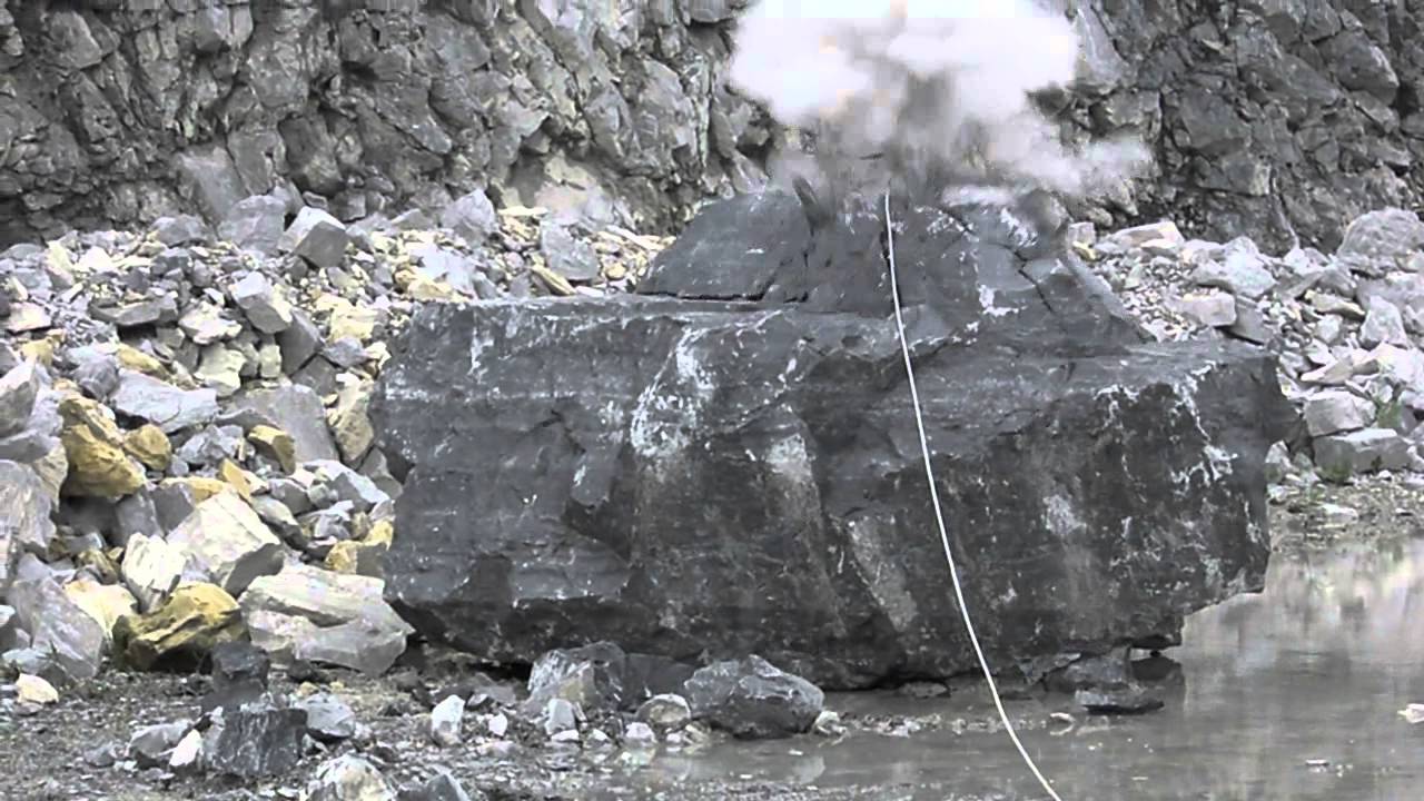 Micro-Blasting a Large Rock