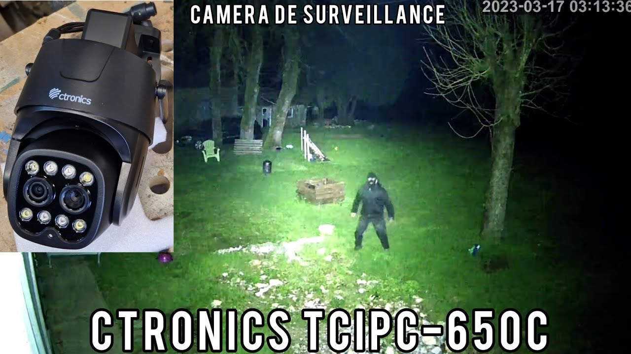 [CTRONICS] CTIPC-650C - Je teste la caméra de surveillance et son application après l'avoir installé