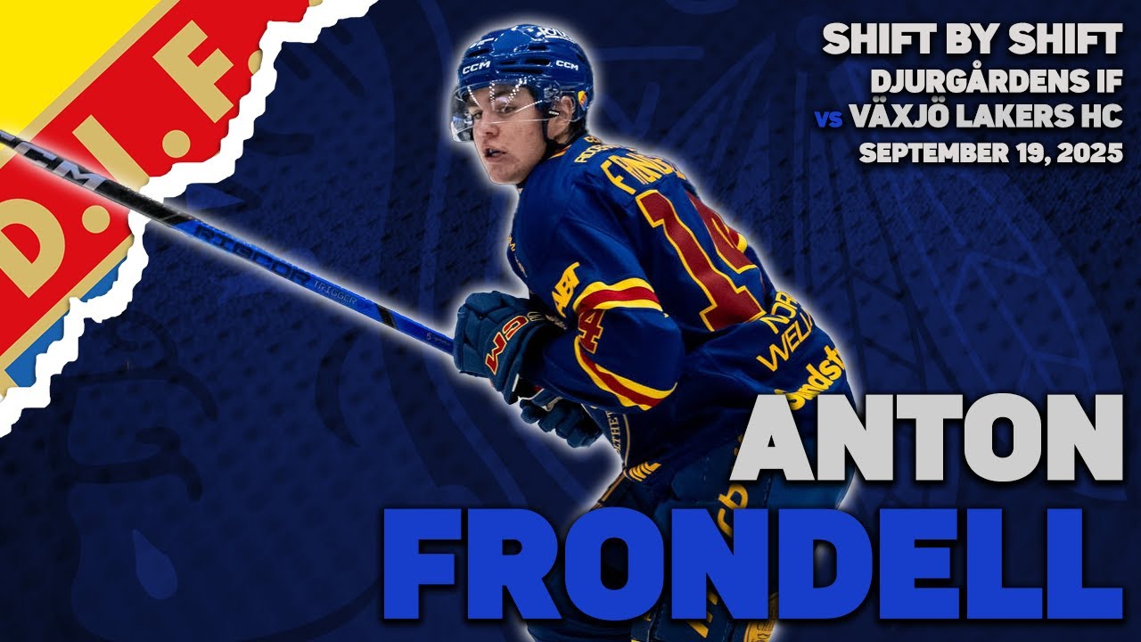 Anton Frondell vs Växjö Lakers HC | Sep 20 2025