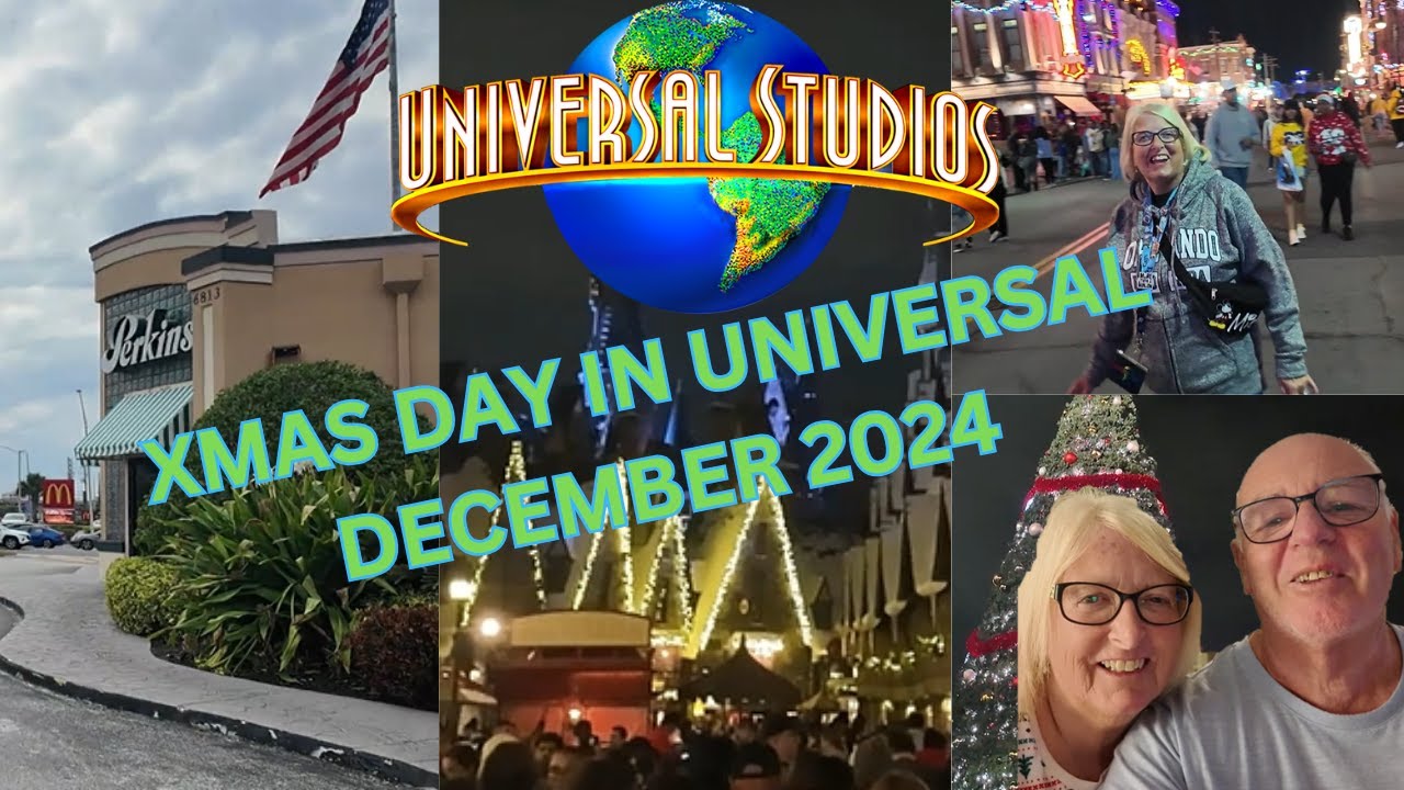 Рождество в Орландо во Флориде | РОЖДЕСТВЕНСКИЙ УЖИН PERKINS I DRIVE | Рождество в обоих парках U...