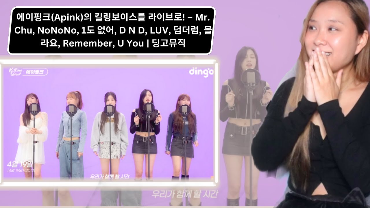APINK - Mr. Chu, NoNoNo, 1도 없어, D N D, LUV, 덤더럼, 몰라요, Remember, U You | 딩고뮤직 REACTION