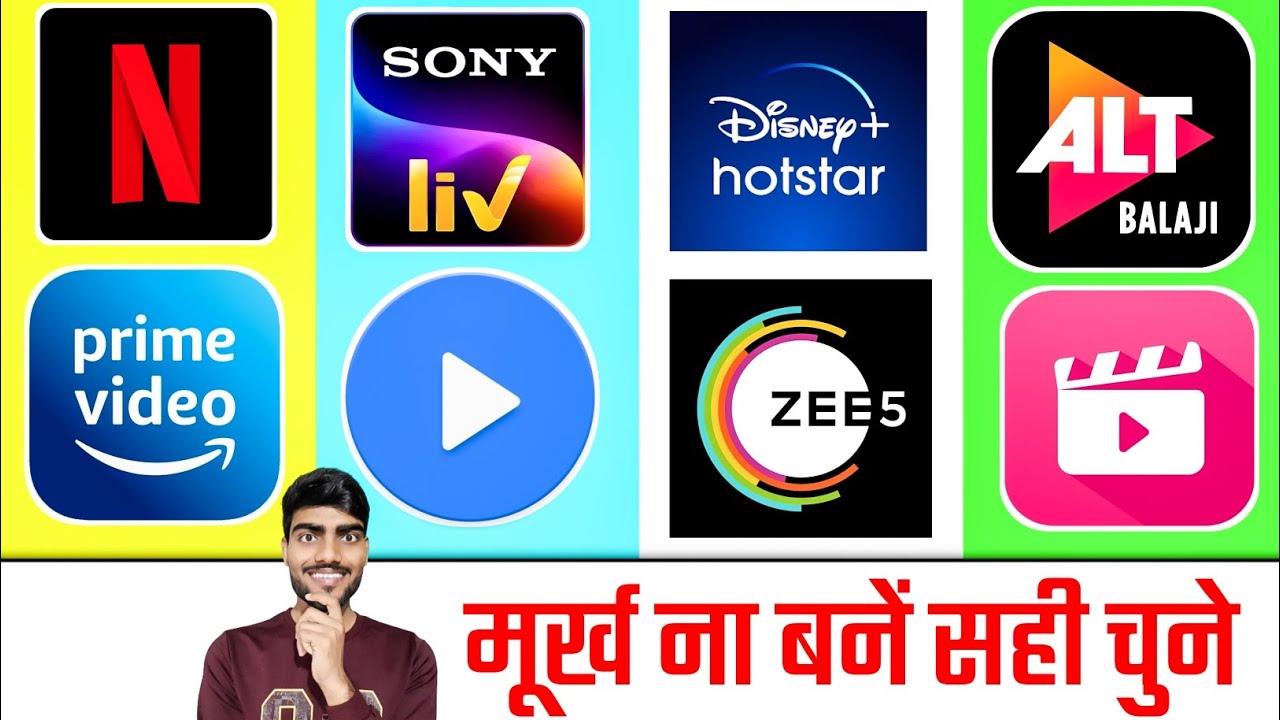 Best OTT Platforms in India| Netflix vs Amazon Prime vs Disney+Hotstar vs MX Player Full Comparison