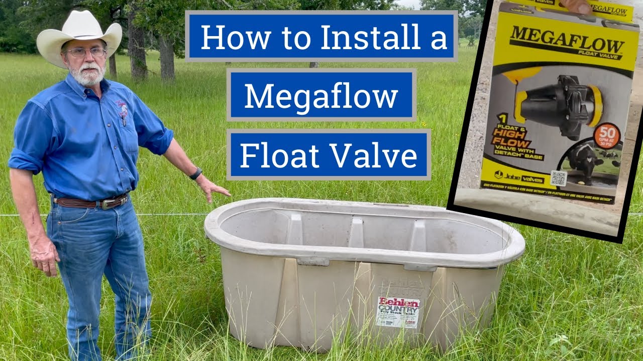 How to Install a Megaflow Float Valve | Regenerative Ranching
