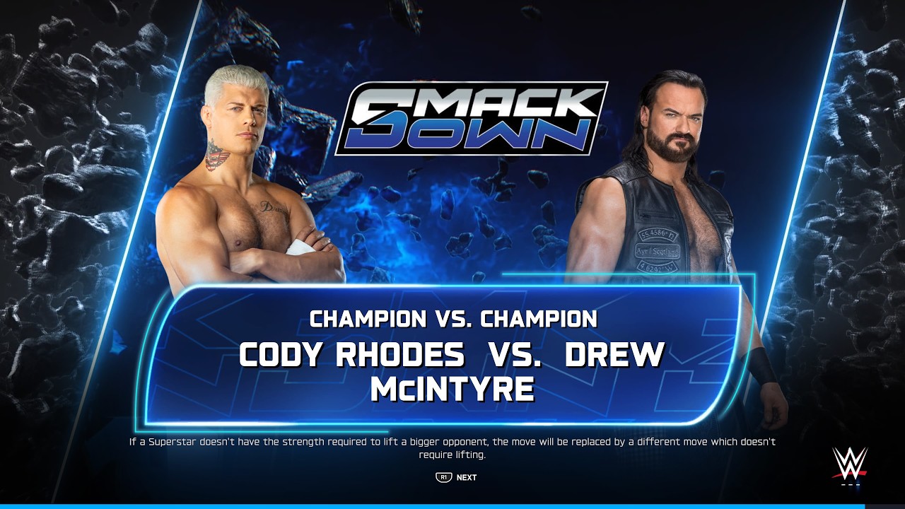 Cody Rhodes vs. Drew McIntyre III