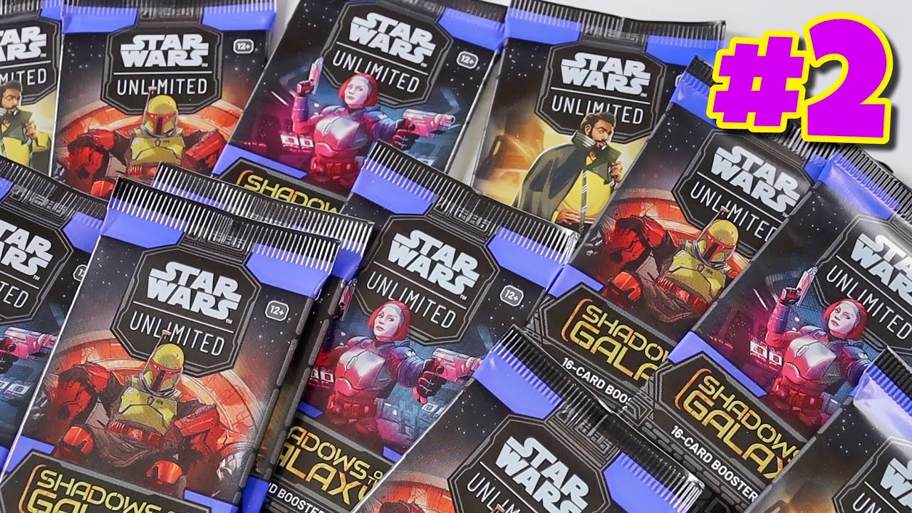 Star Wars Unlimited TCG: Shadows Of The Galaxy - Booster Box Unboxing & Booster Pack Opening #2