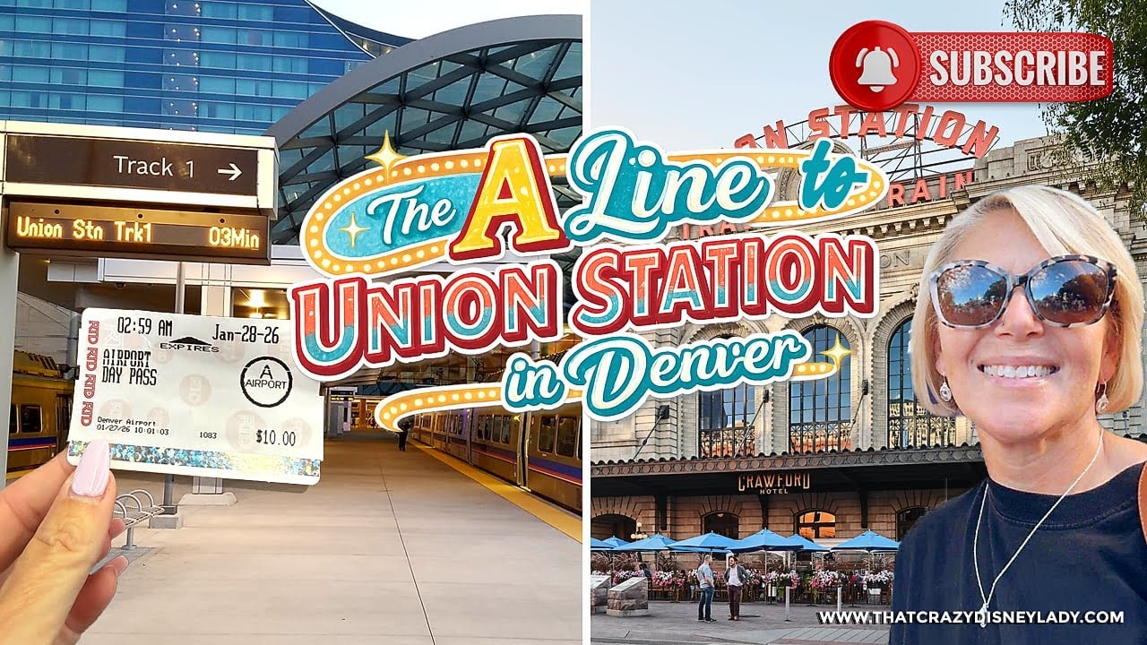 Train ride from Denver Airport to Downtown Denver 