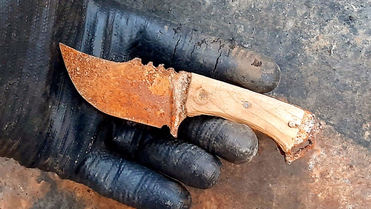 Restoration of an old small knife