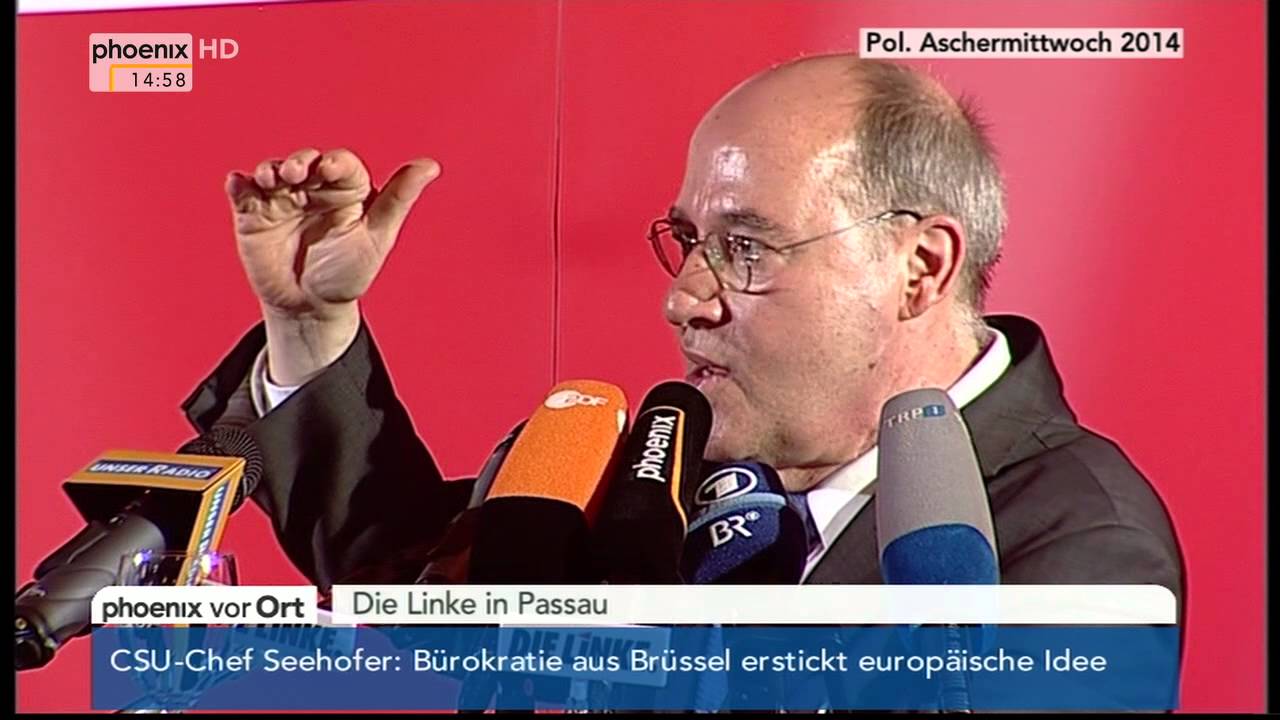 Rede von Gregor Gysi - Politischer Aschermittwoch DIE LINKE am 05.03.2014