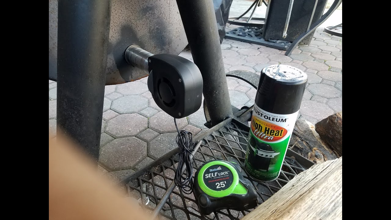 INSTALL OFFSET BULKHEAD GURU ADAPTER | OFFSET MOD | GURU FAN ADAPTER | BBQ GURU FAN ADAPTER