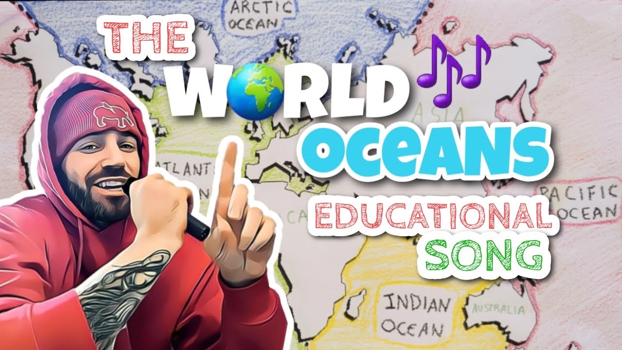 Five Oceans of the World Explained in a Rap 🎵 |Geography 