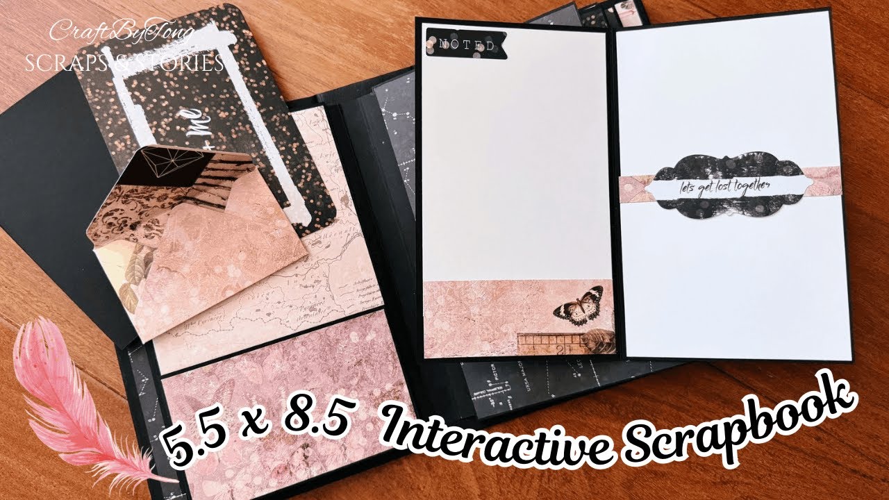 Wild and Free Scrapbook Flip Through | Simple Structure with Mini Folios & Pocket