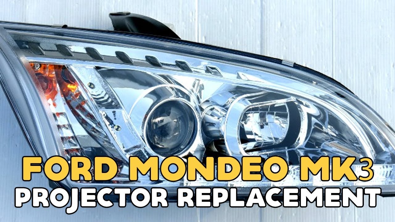 Ford Mondeo MK3, replace the bad original xenon hid projector!