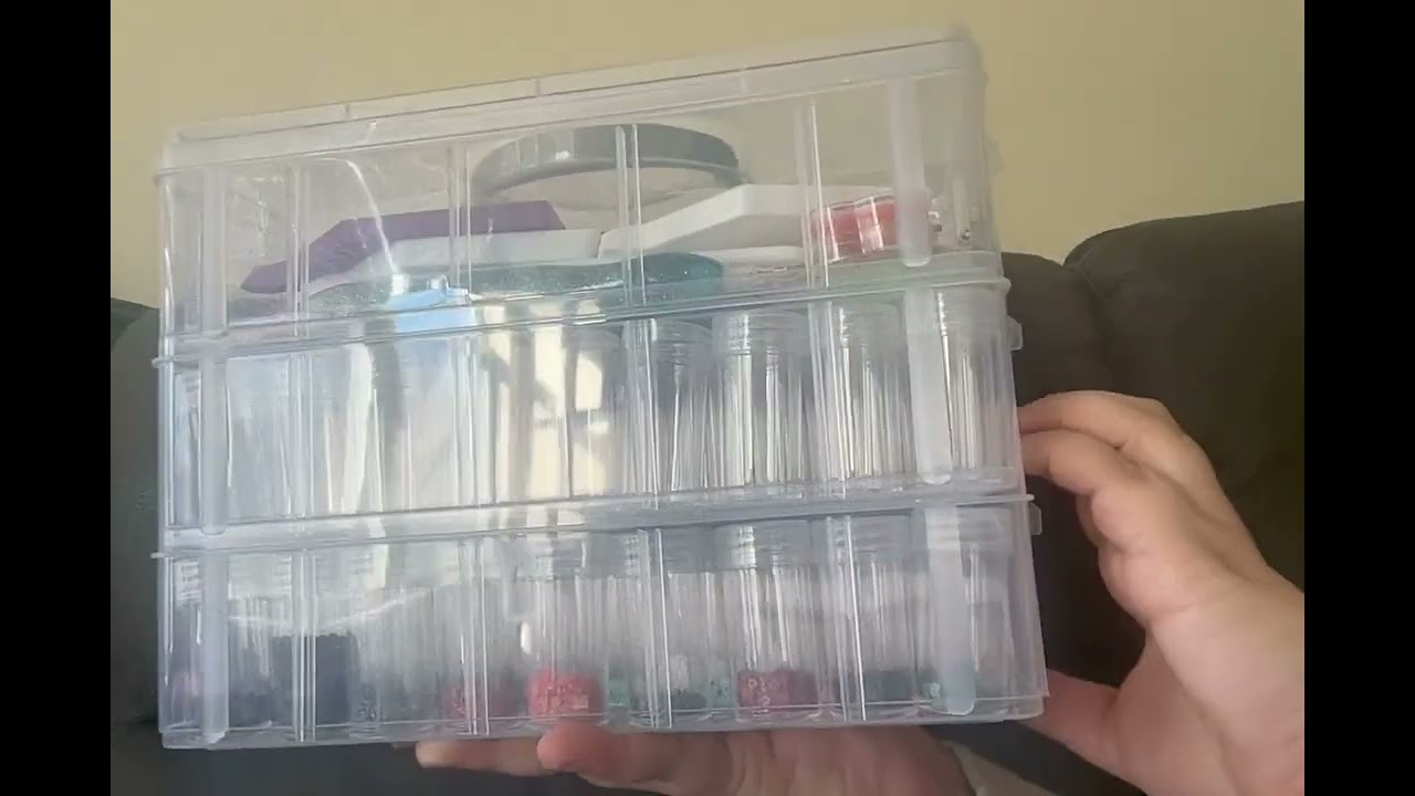 This Organizer Saved My Diamond Painting Sanity... (QUEFE Storage System Review)