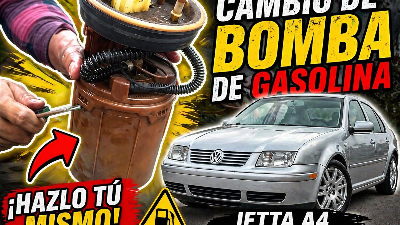 como cambiar bomba de gasolina o combustible Jetta A4 mk4,SEAT,audi, Volkswagen#yearofyou