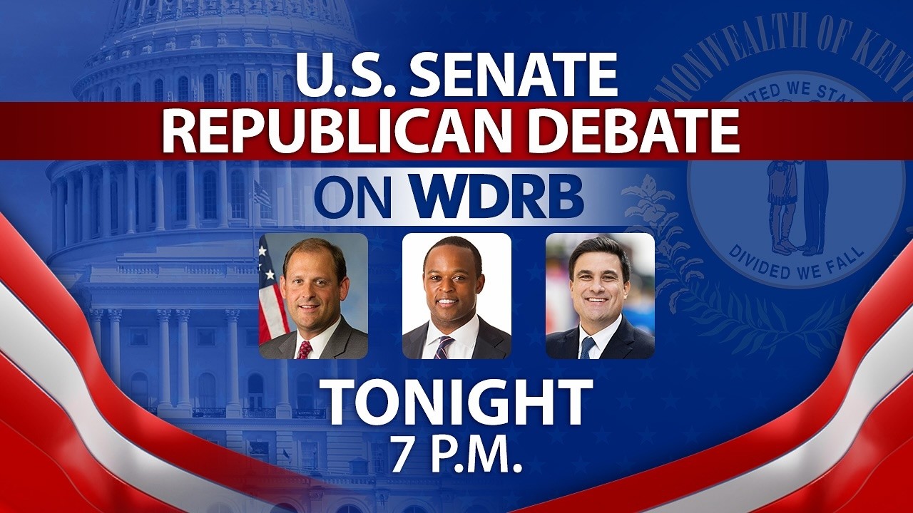 WATCH LIVE | WDRB hosts Republican debate for open US Senate seat in Kentucky