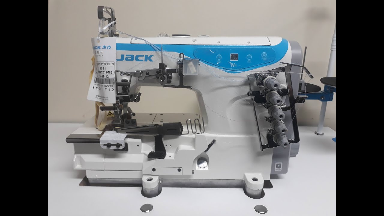 Máquina Recubridora Jack W4-D Multifunción Plana y Collaretera