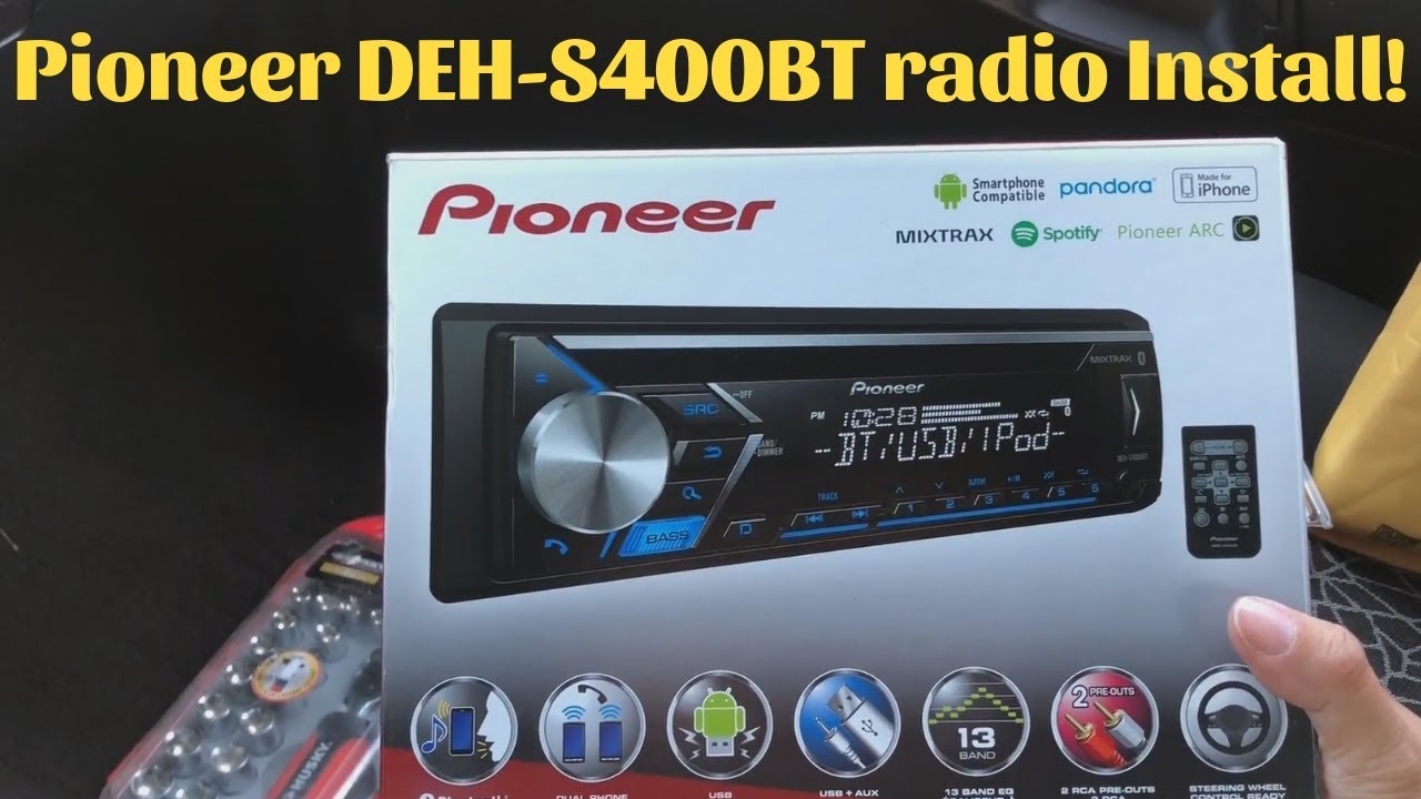 How to install Pioneer DEH-S400BT Ford Ranger!