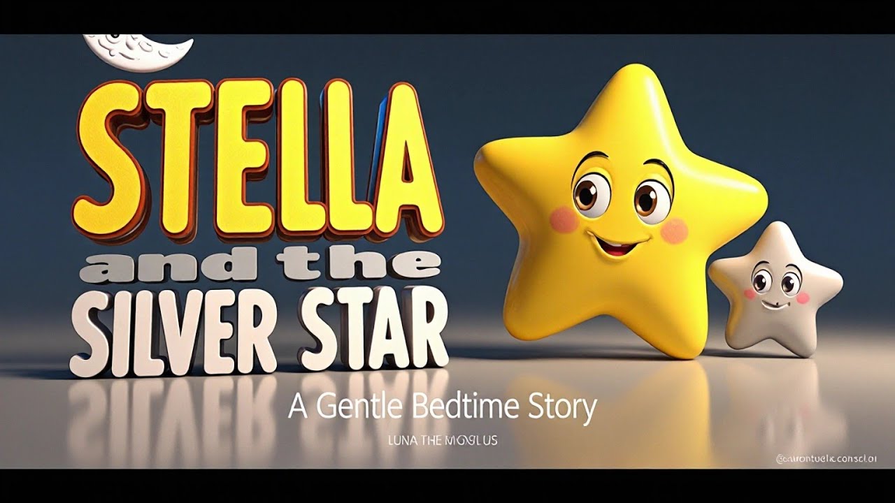 Stella and the Silver Star ⭐ Calming Bedtime Story About Friendship | Gentle Sleep Story for Kids