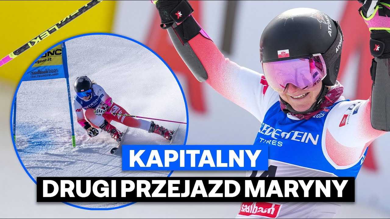 🇵🇱Maryna Gąsienica-Daniel i Magda Łuczak w slalomie gigancie na MŚ2025 |WSZYSTKIE zjazdy + komentarz