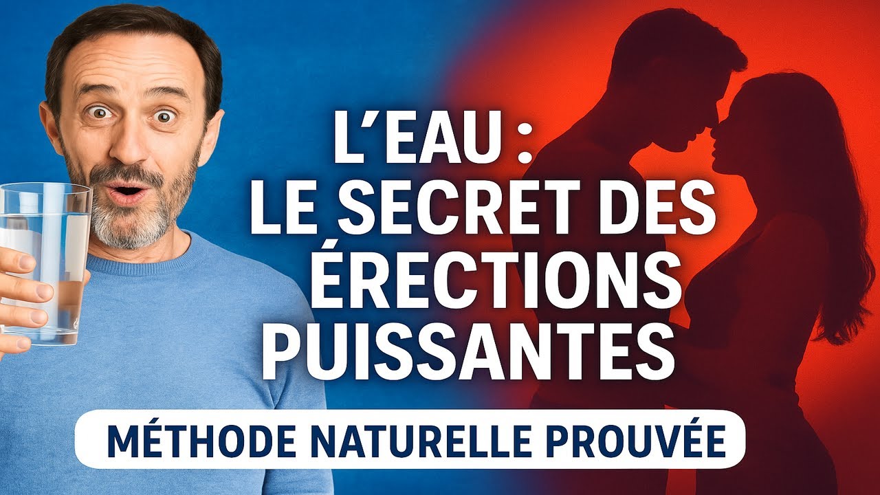Boire de l&rsquo;eau pour des &eacute;rections plus dures : le secret que personne ne vous dit !