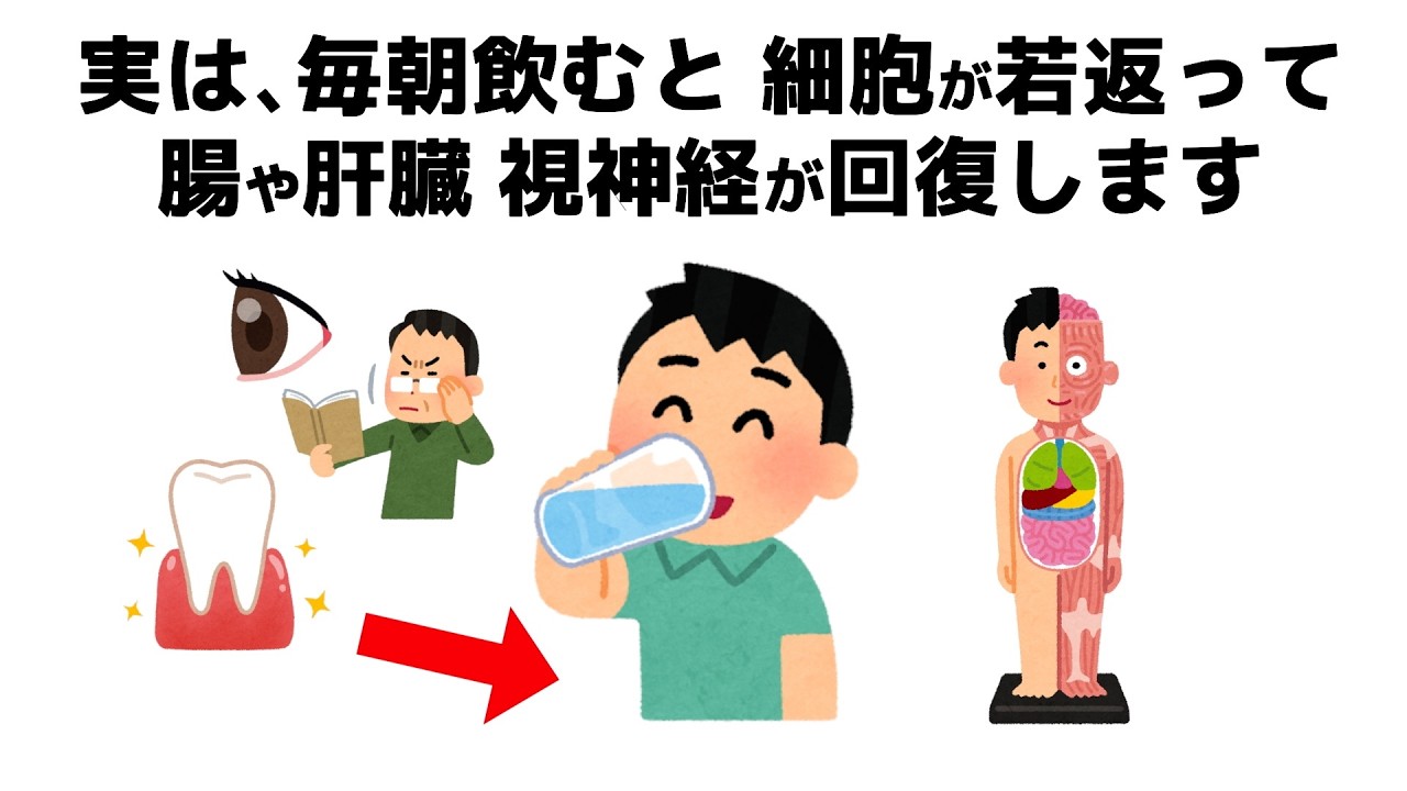 【雑学】誰かに話したくなる健康と人の役立つ雑学