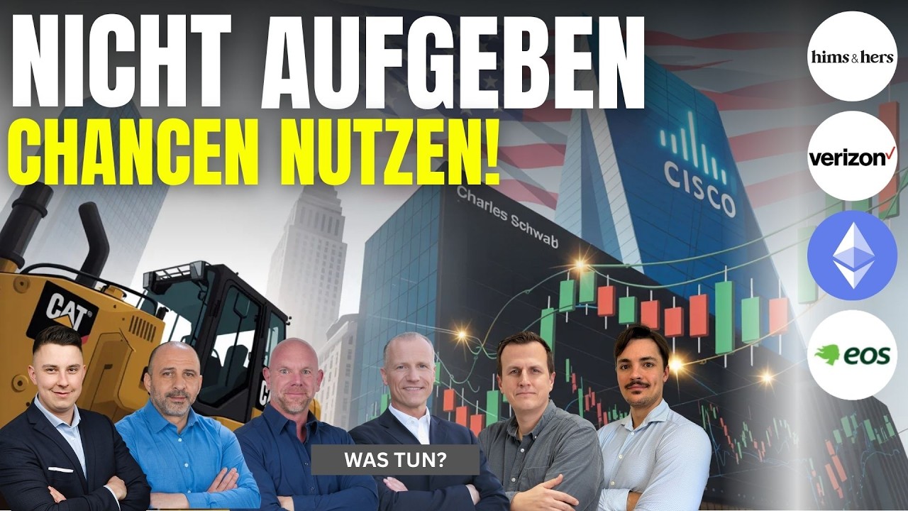 Die Trendwende wird kommen! | Eos Energy | Hims & Hers | Caterpillar | Verizon Commun. | Cisco | ETH
