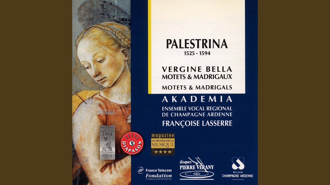 Le Vergine (Petrarque) , primo librode madrigali 5v : Vergine sola... Vergine chiara...