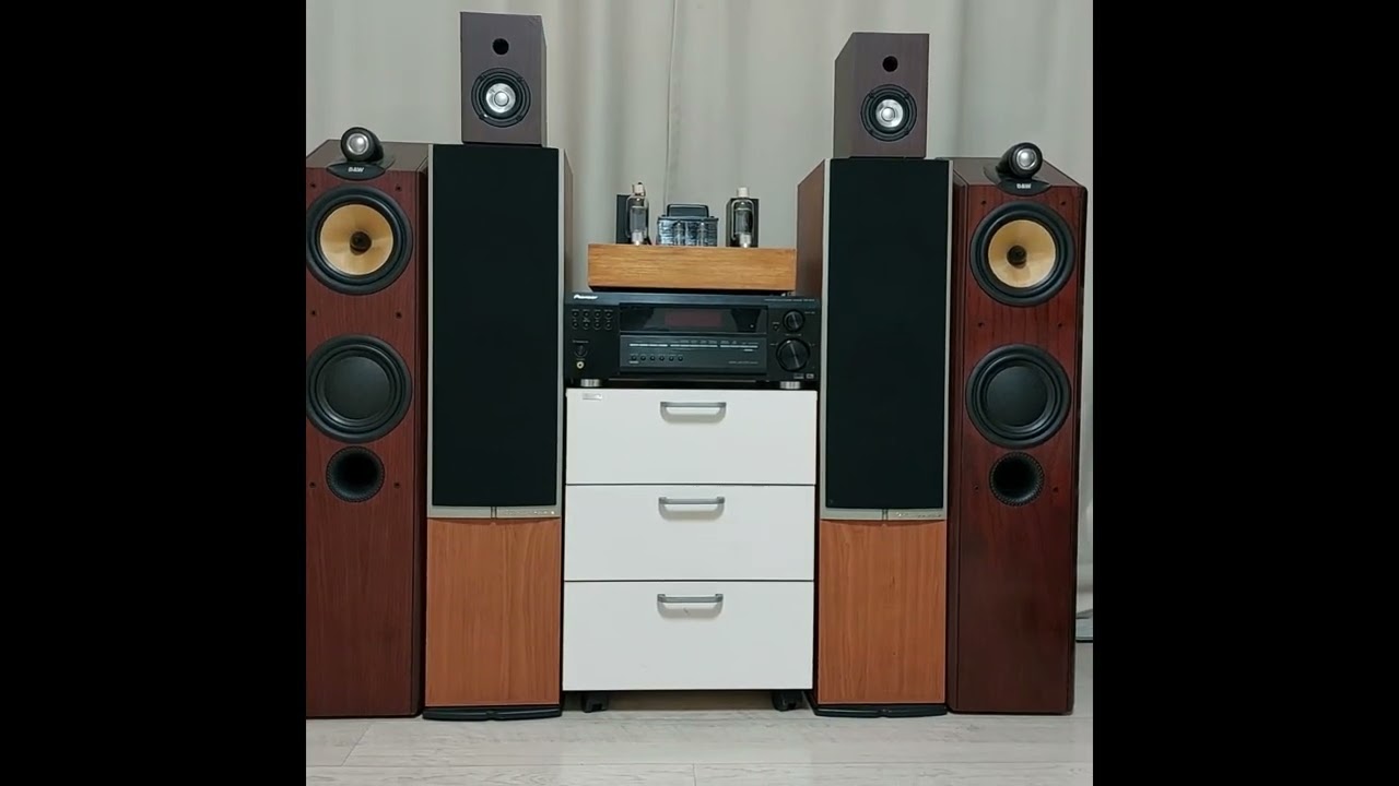 6CD6 Triode Mode(=300B) Single AMP Sound Test , B&W CDM 7NT + Fountek FE85