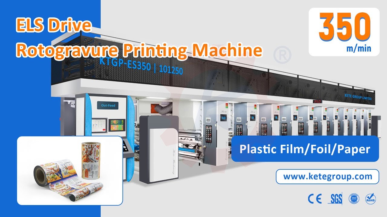 Rotogravure Printing Machine | Gravure Printing Machine | Gravure Printing Press | ELS Drive