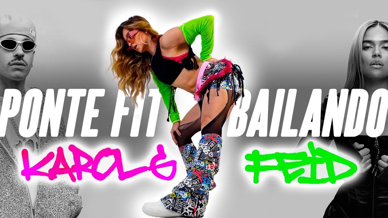💚🩷 PONTE FIT BAILANDO: KAROL G X FEID  - Zumba Dance Class - Natalia Vanq