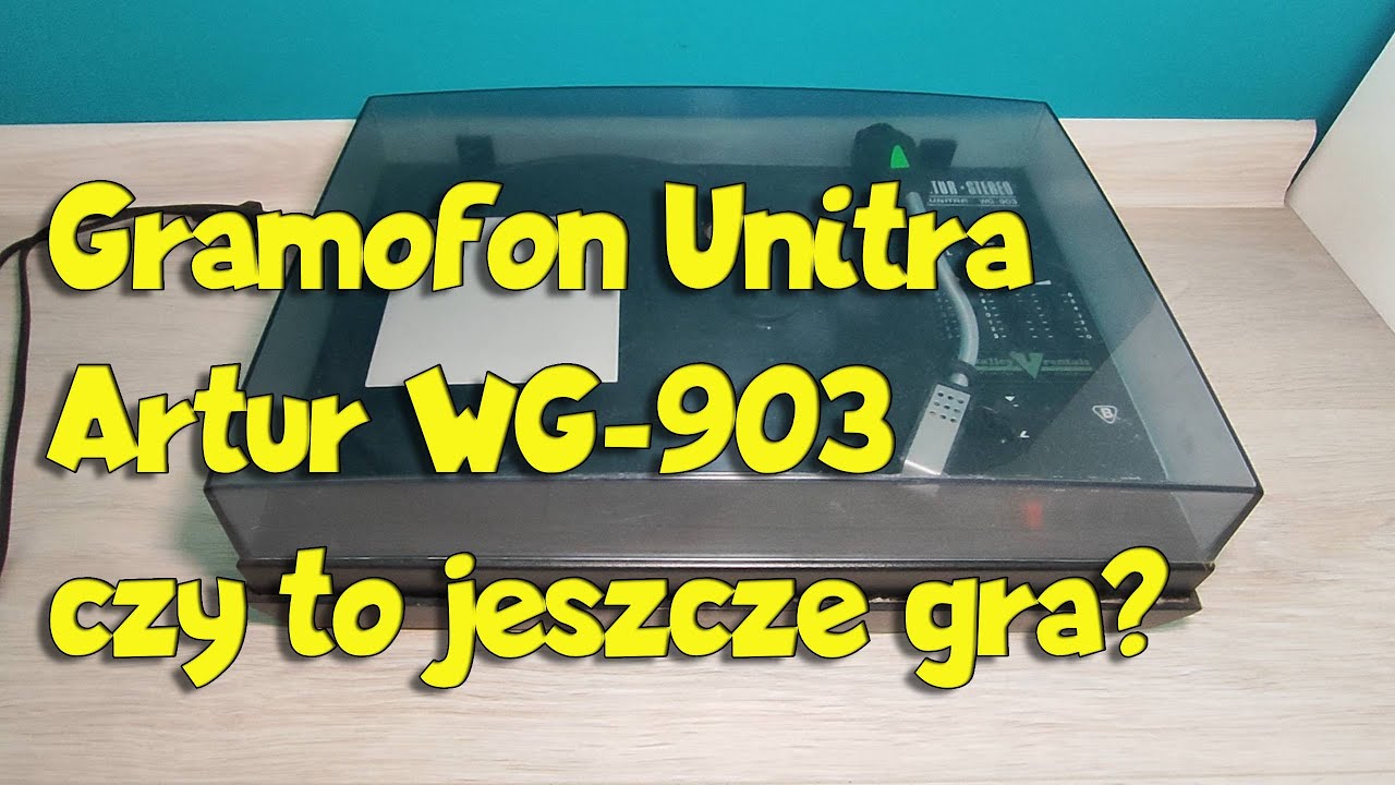 Gramofon/adapter Unitra Artur WG-903. Czy ten sprzęt jeszcze gra?
