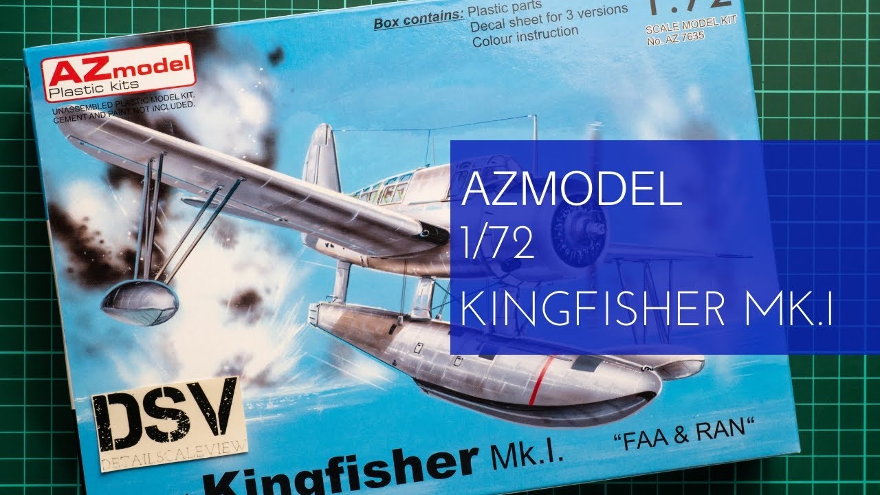 AZmodel 1/72 Kingfisher Mk.I FAA (AZ7635) Review