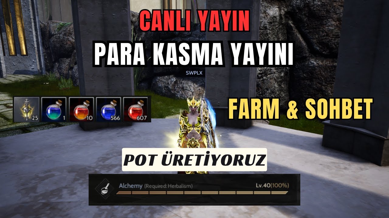 Rise Online Canlı Yayın | Farm | Pot Üretiyoruz | Sohbet