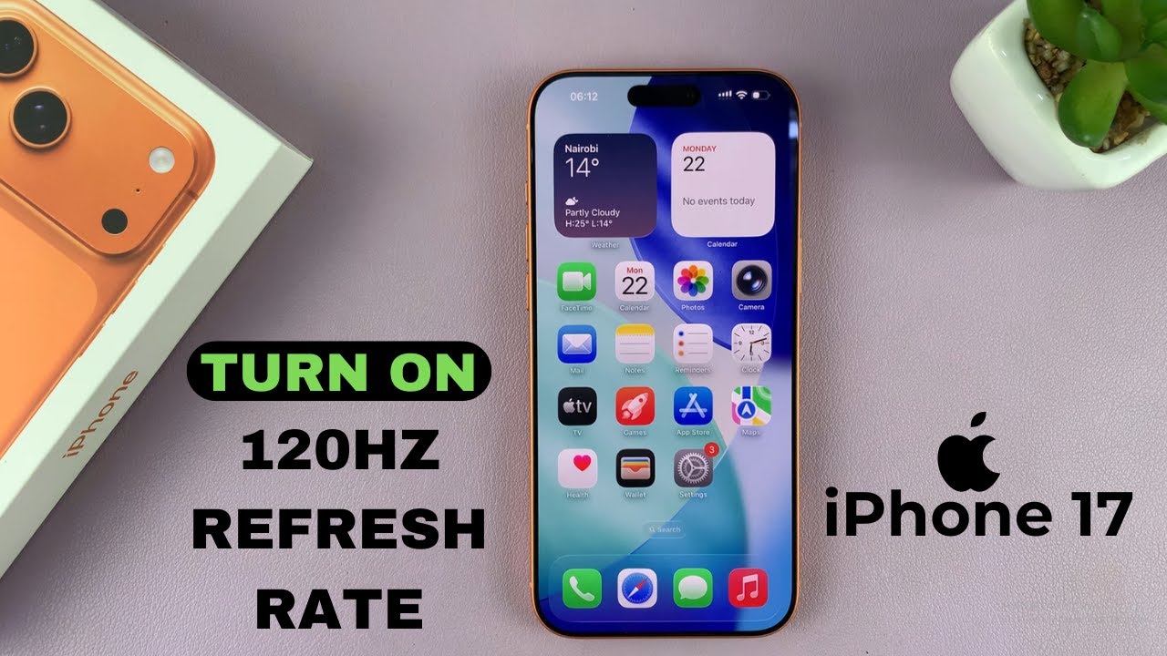 Как включить частоту обновления 120 Гц на iPhone 17/17 Pro