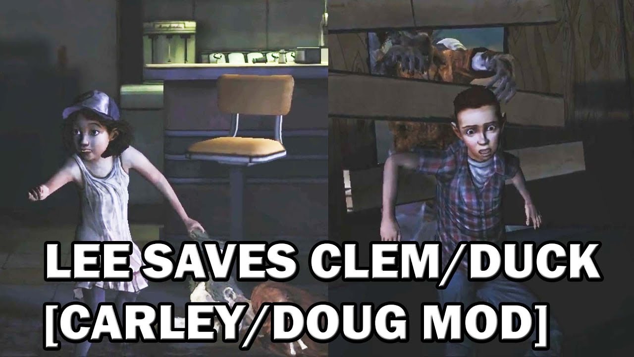 Walking Dead - Lee Saves Clem/Duck [Carley/Doug Model Swap]