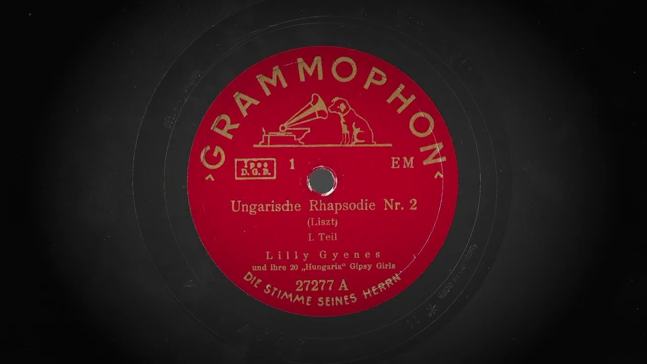 Liszt: Ungarische Rhapsodie No. 2 *1932 - Lilly Geynes and her 20 „Hungaria