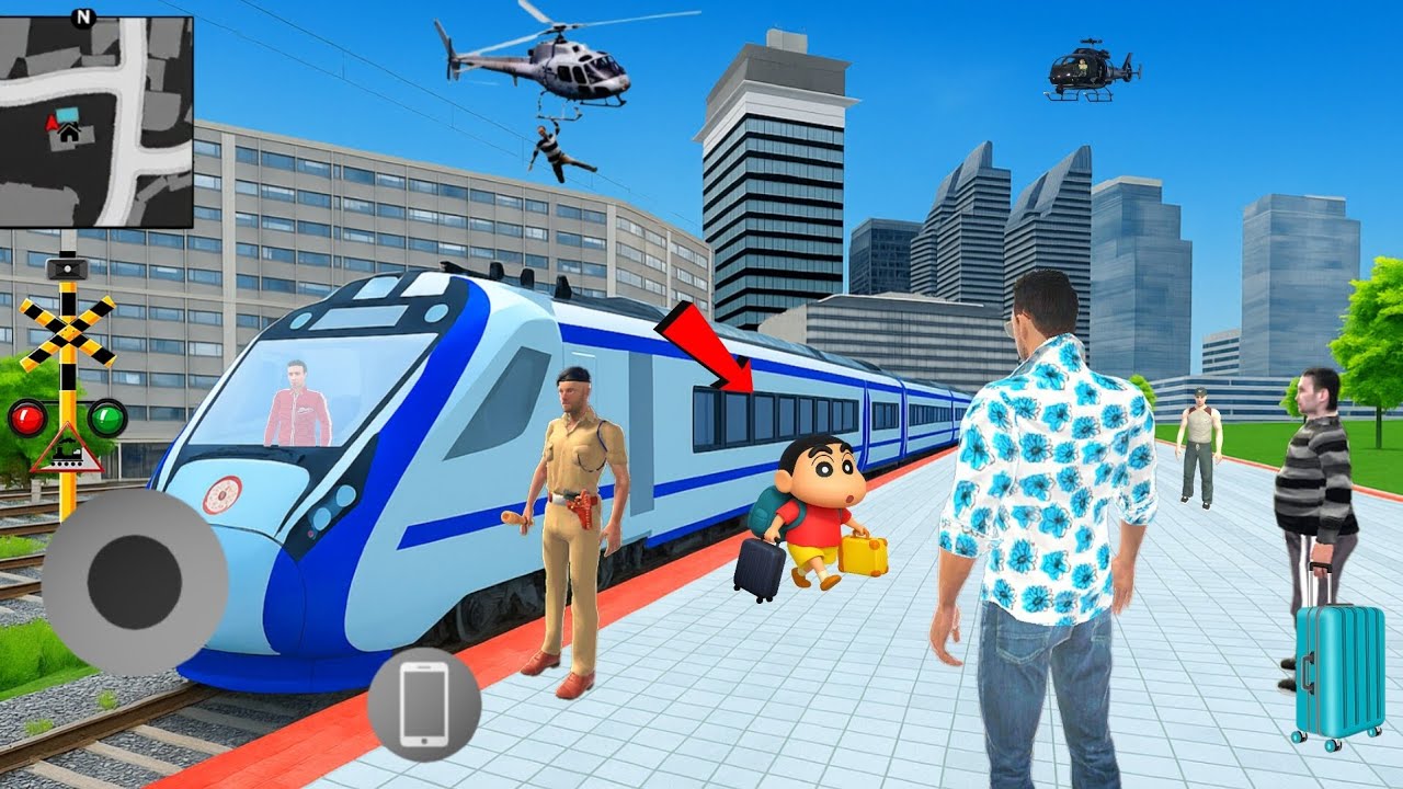 🎯 Franklin Ke City Me Shinchan Train Se Aaya ( Zombie Attack ) 💥🤯 || Indian Theft Auto Simulator ||