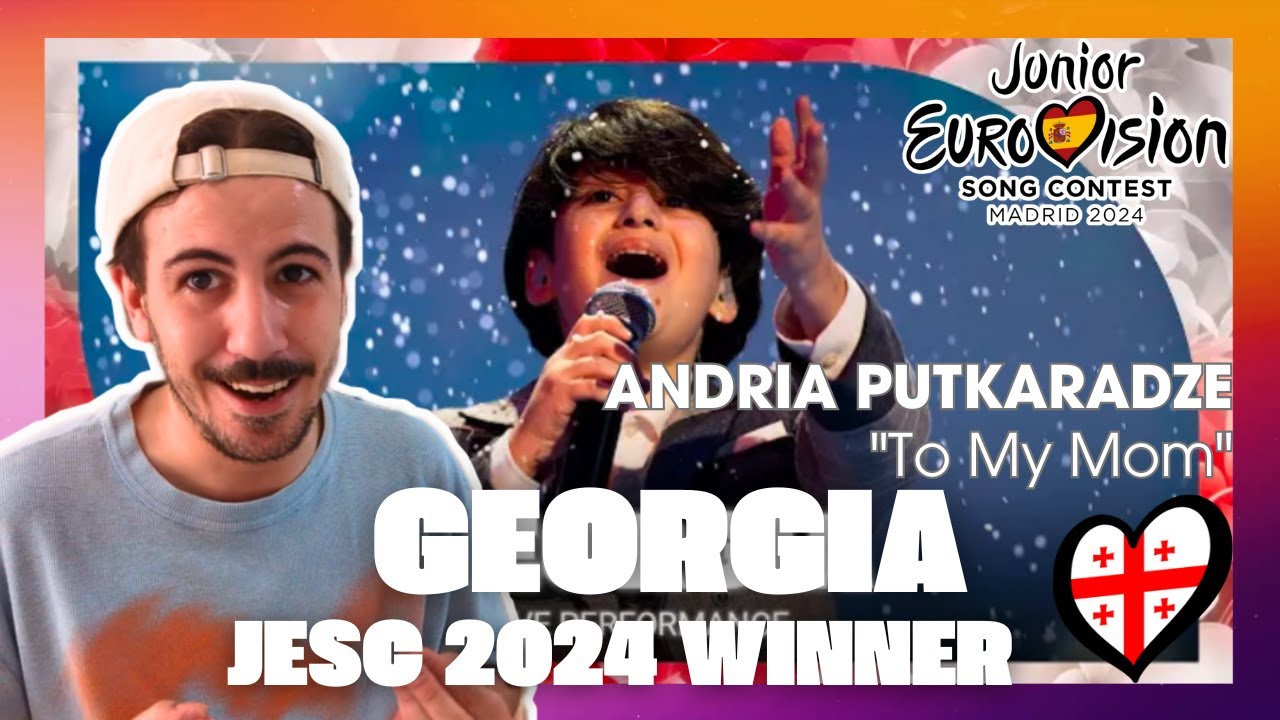 🇬🇪 Live REACTION Andria Putkaradze - To My Mom | GEORGIA Junior Eurovision 2024 🇪🇦 (SUBTITLED)