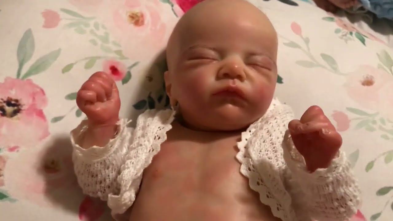 Reborn Baby Aurora Cries For Her Bottle
